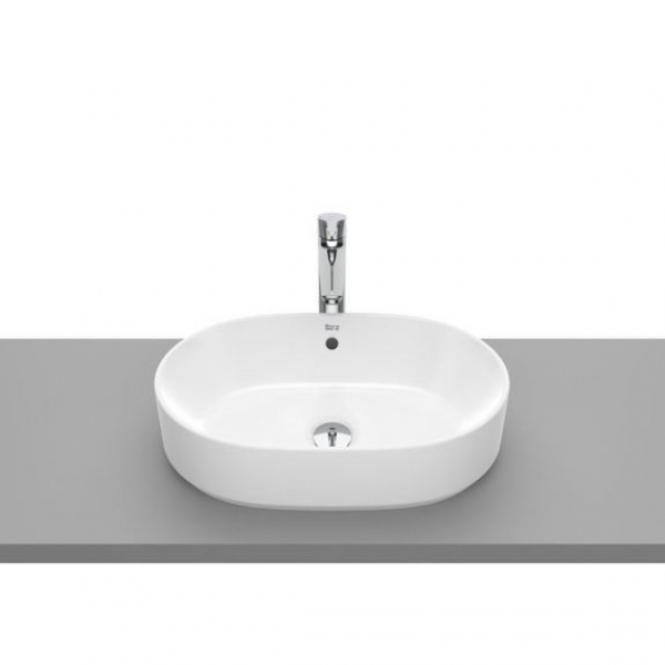 Roca A3270Y1000 The Gap 檯上洗手盆 - 歐洲製造，橢圓形設計